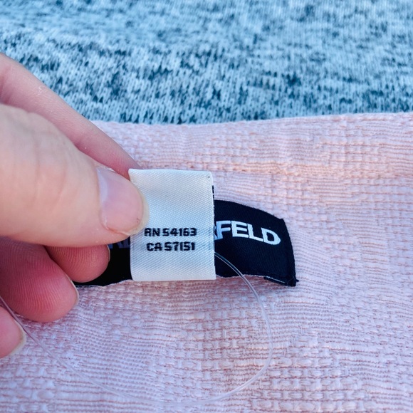 NWOT Karl Lagerfeld New Paris Pink Jacket Pockets - Picture 6 of 10